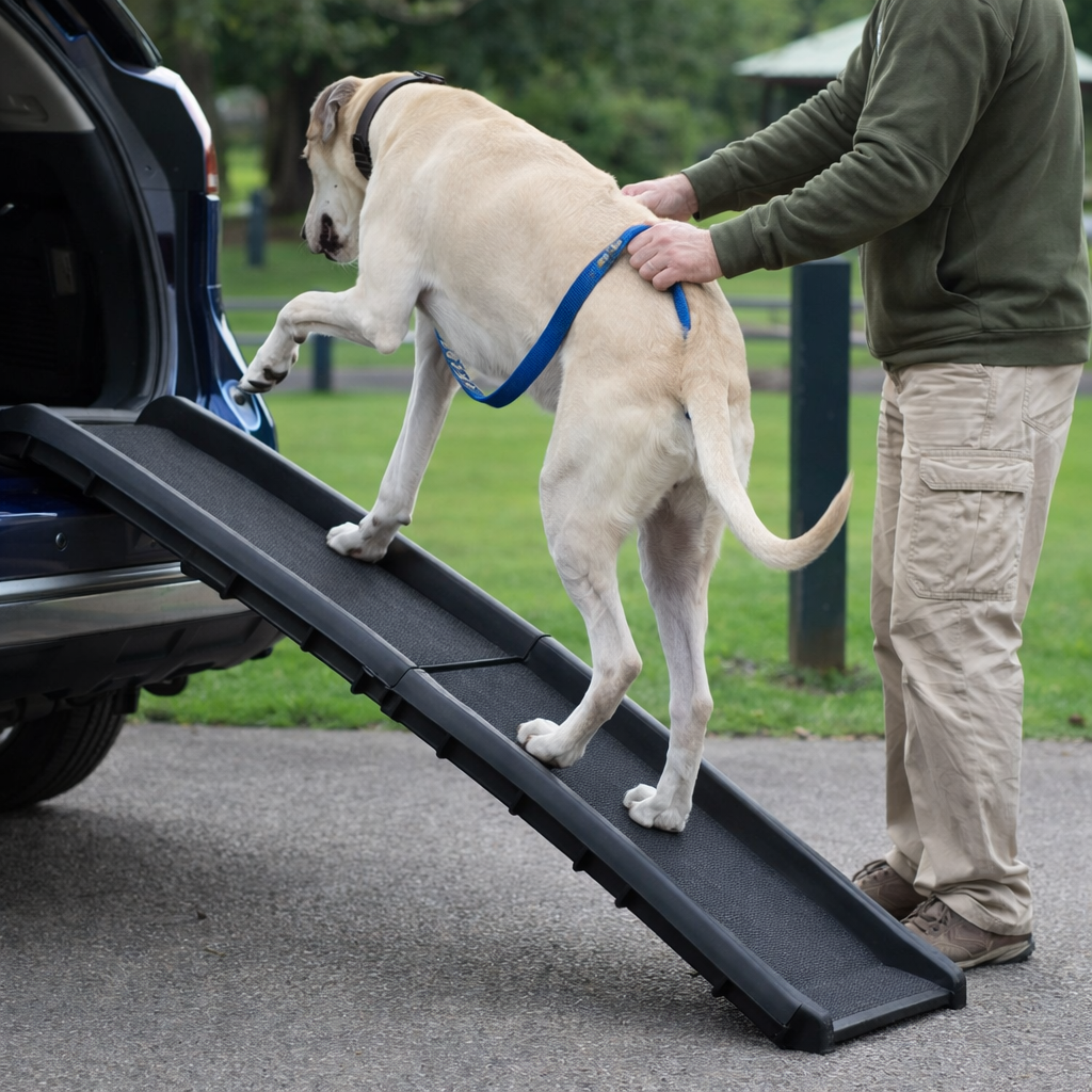 Foldable Dog Ramp for Cars & SUVs