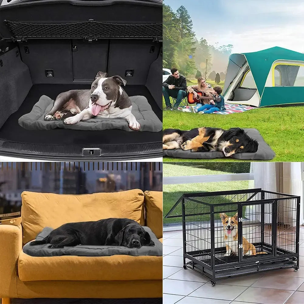 Foldable Washable Waterproof Outdoor Dog Bed For Travel And Camping