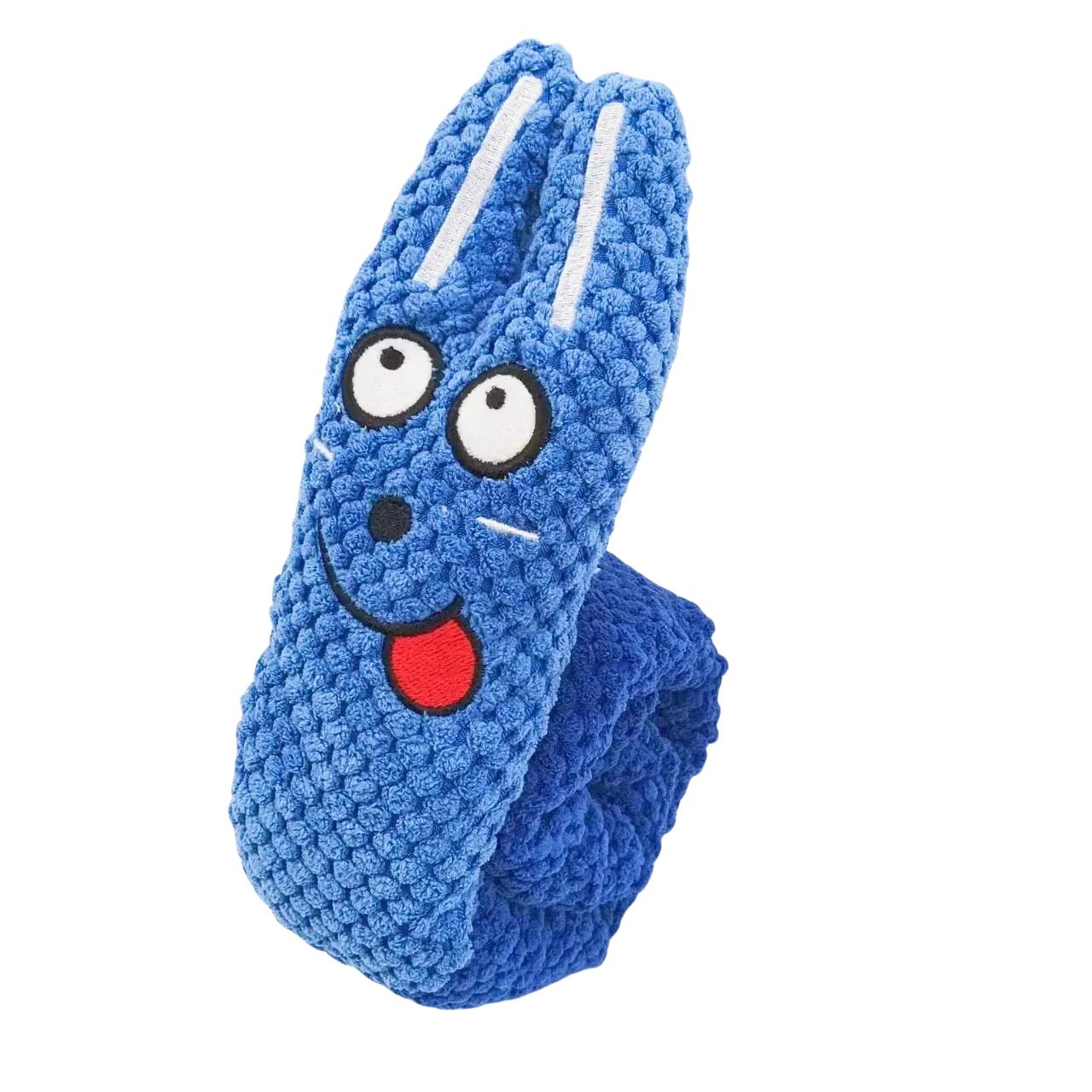 Frog Puzzle Feeder Plush Dog Toy