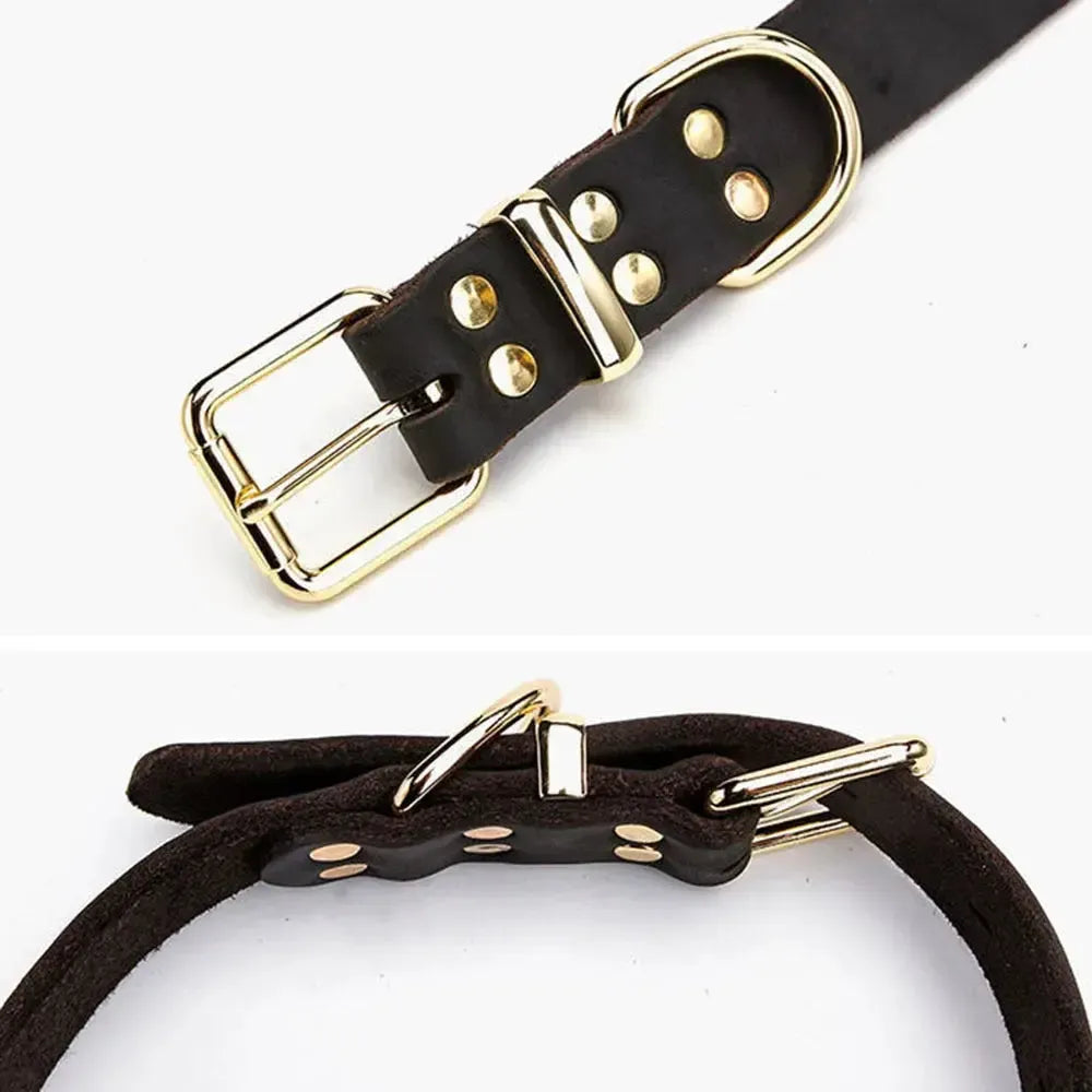 Genuine Leather Dog Collar