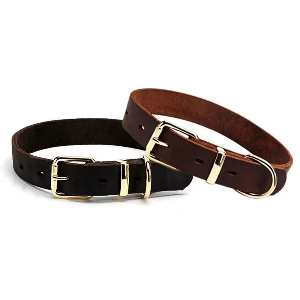 Genuine Leather Dog Collar