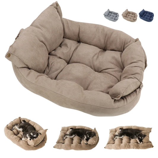 Washable 3-in-1 Nest Mat Sofa with Cushion