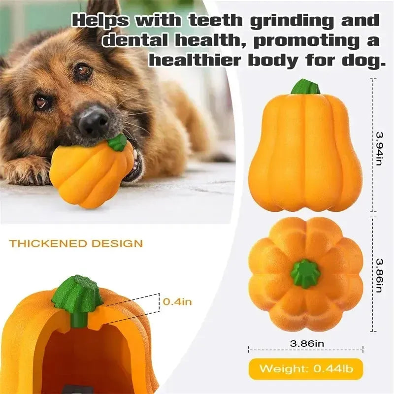Halloween Dog Toy – Big Pumpkin Squeaky Chew Toy