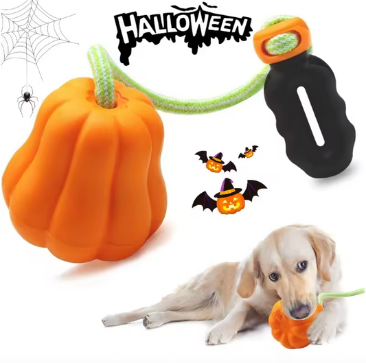 Halloween Dog Toy – Big Pumpkin Squeaky Chew Toy