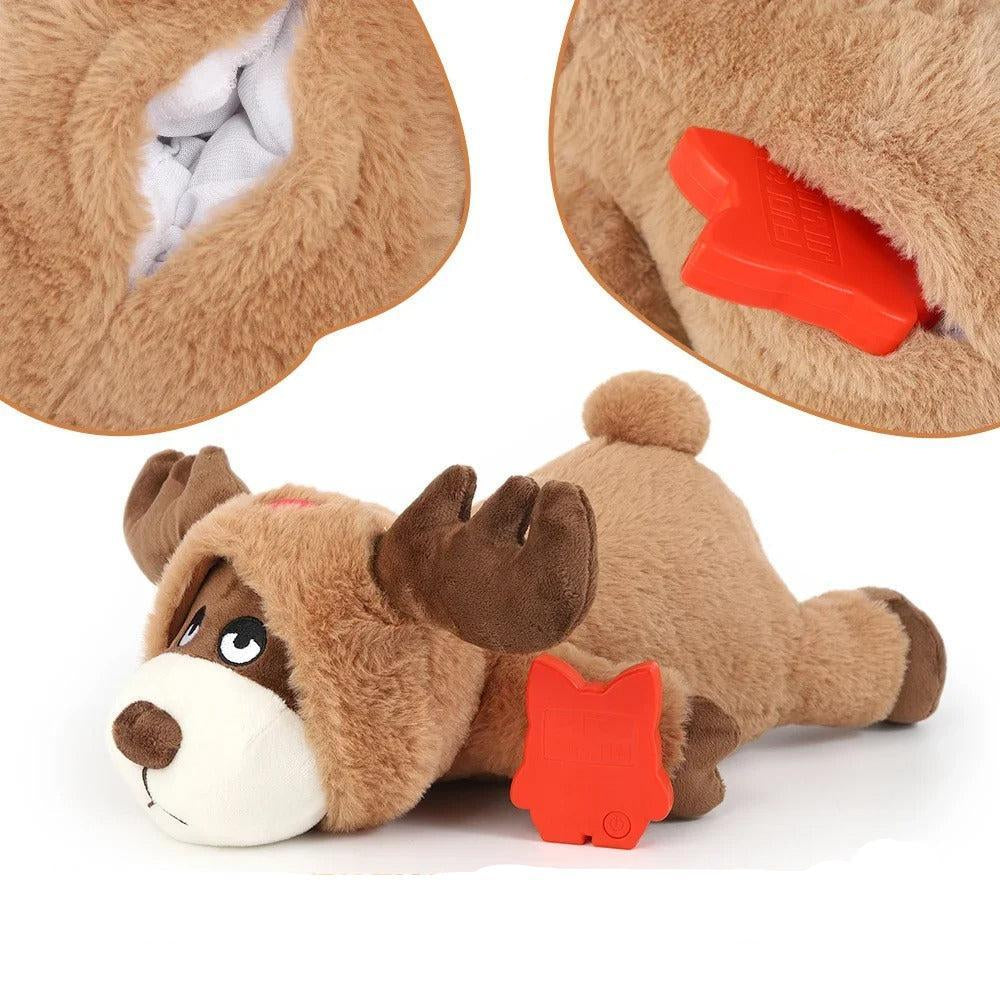 Heartbeat Plush Reindeer – Soft Calming Sleep Toy