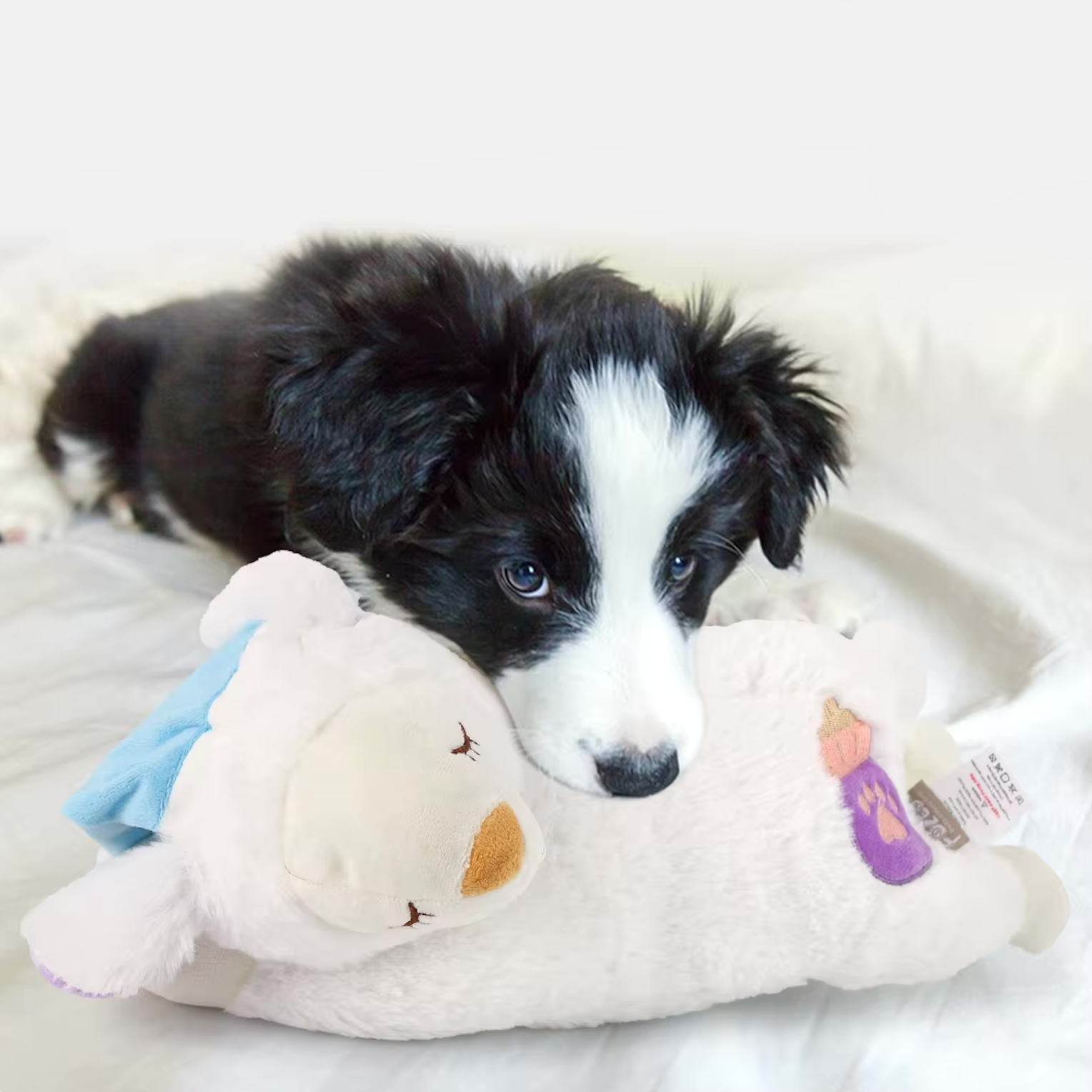 Heartbeat Plush Sheep – Soft Calming Sleep Toy