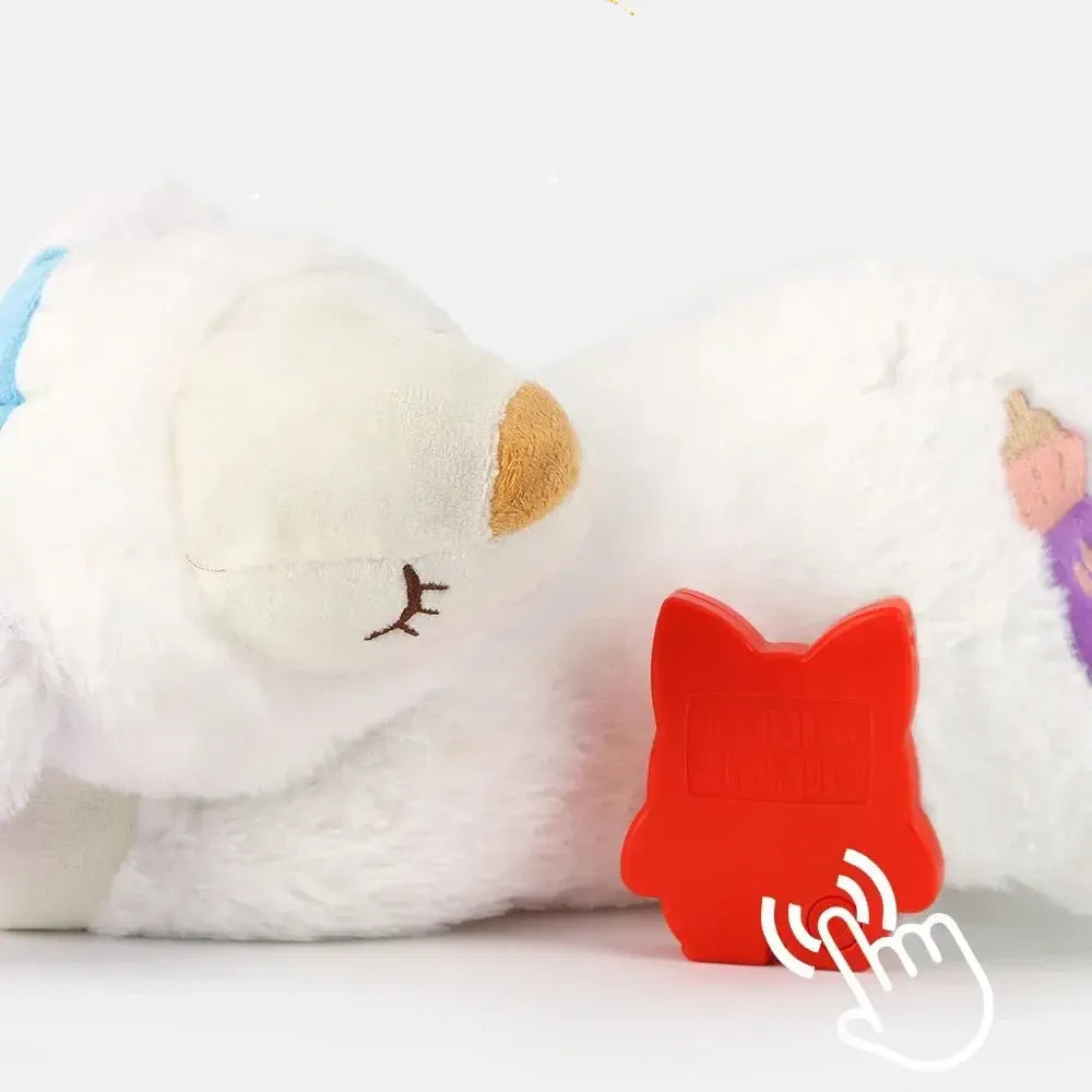 Heartbeat Plush Sheep – Soft Calming Sleep Toy