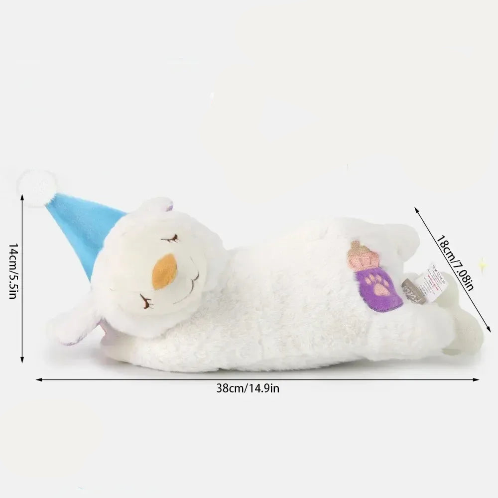 Heartbeat Plush Sheep – Soft Calming Sleep Toy