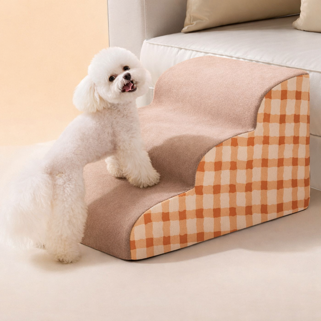 High-Density Foam Dog Stairs for Older Dogs