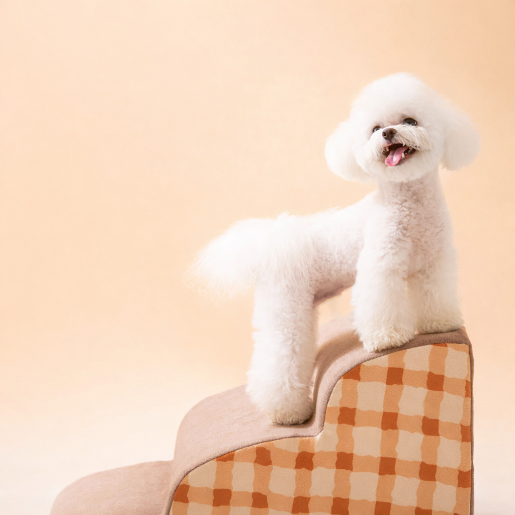 High-Density Foam Dog Stairs for Older Dogs