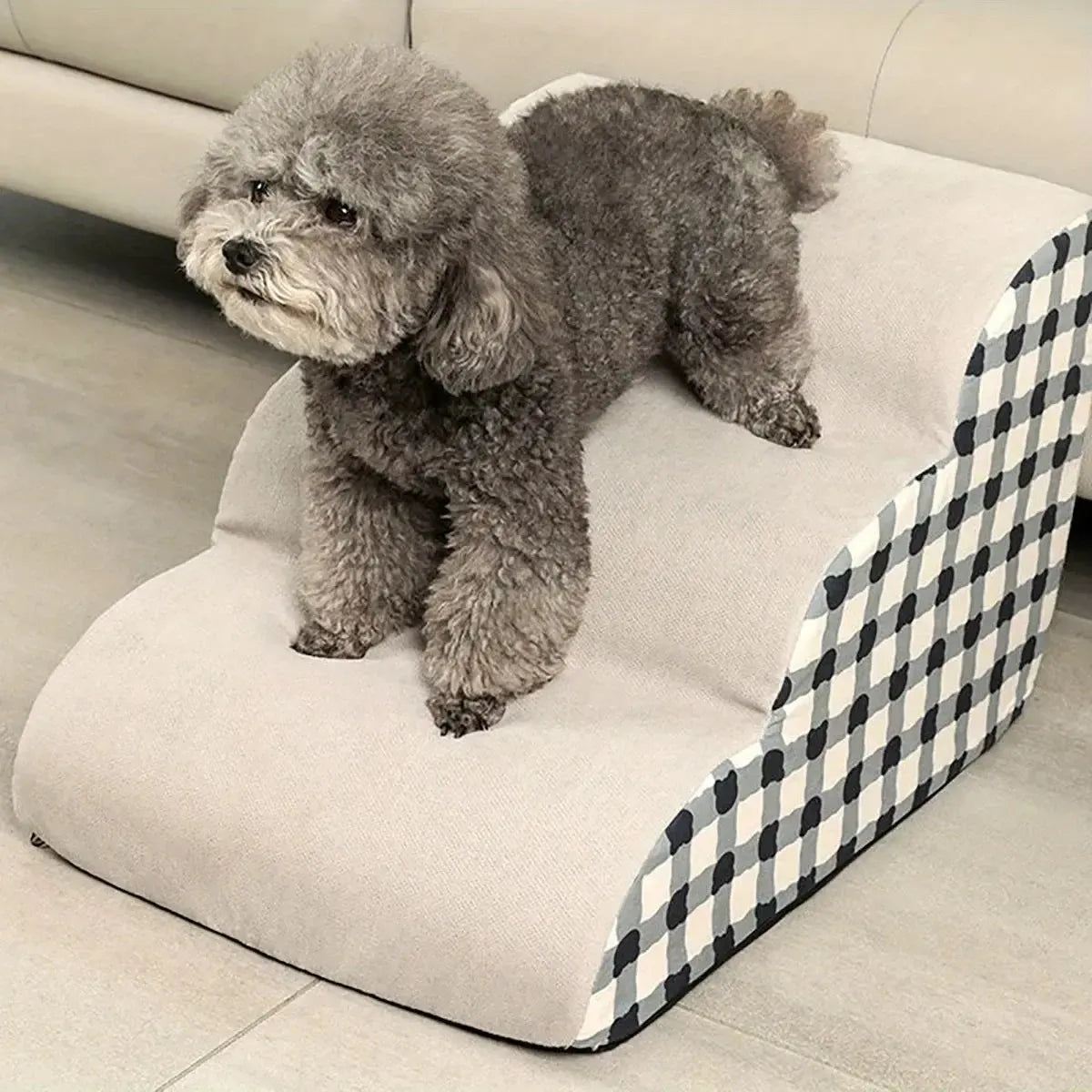 High-Density Foam Dog Stairs for Older Dogs