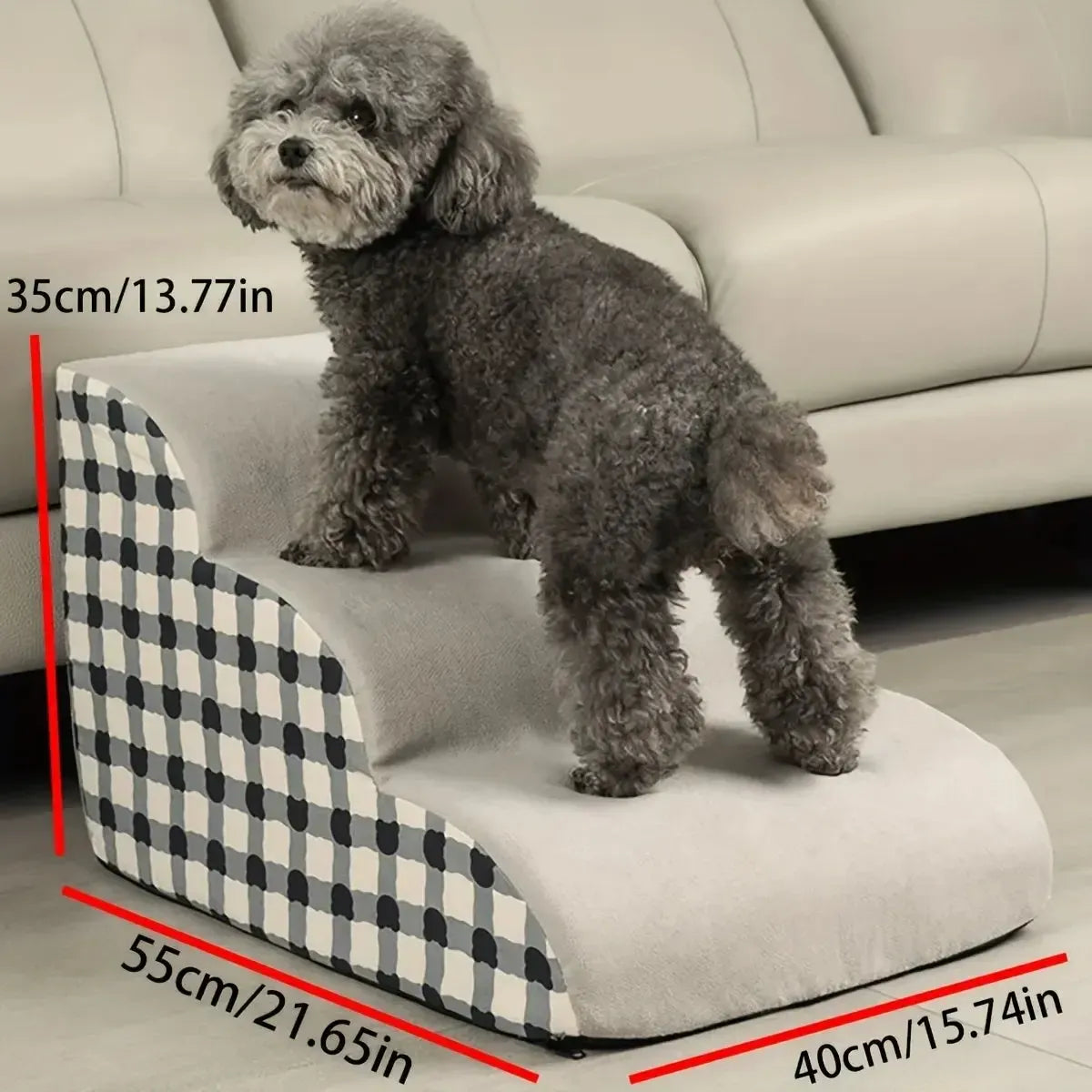 High-Density Foam Dog Stairs for Older Dogs
