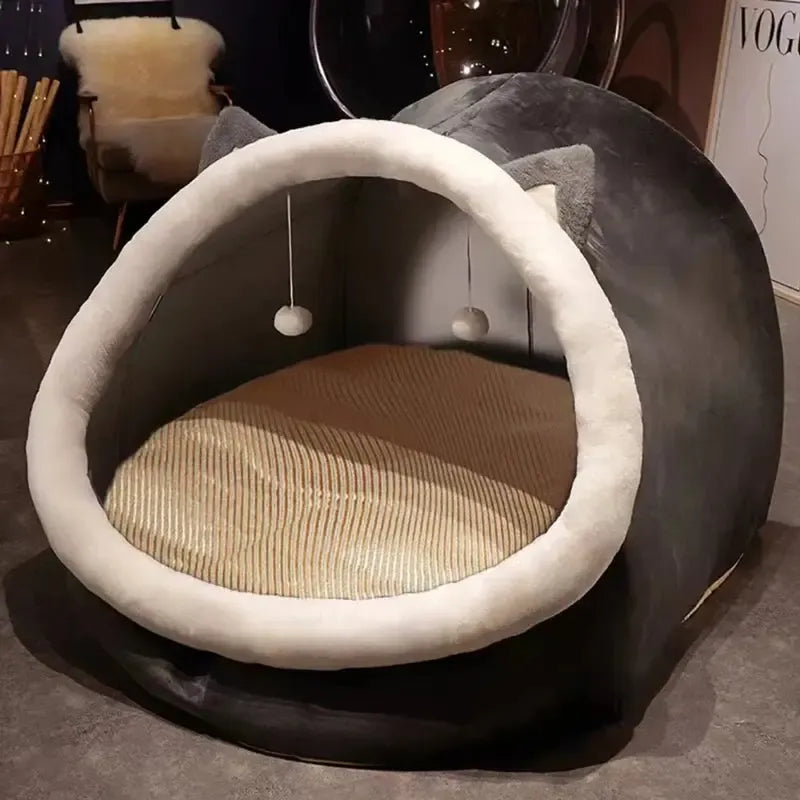 Human Dog Bed Plush Canopy for Large Dogs Owners