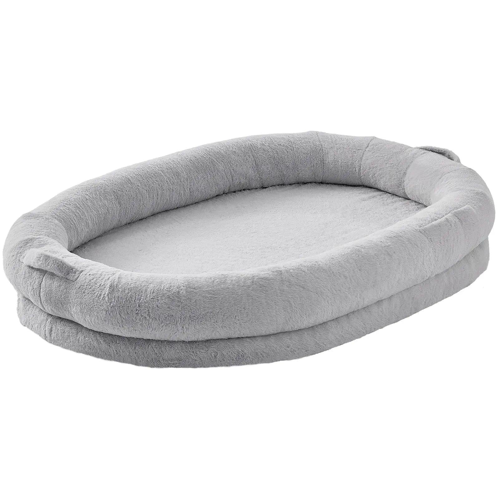 Human Dog Bed for Pets & Adults | XXL Orthopedic Bolster