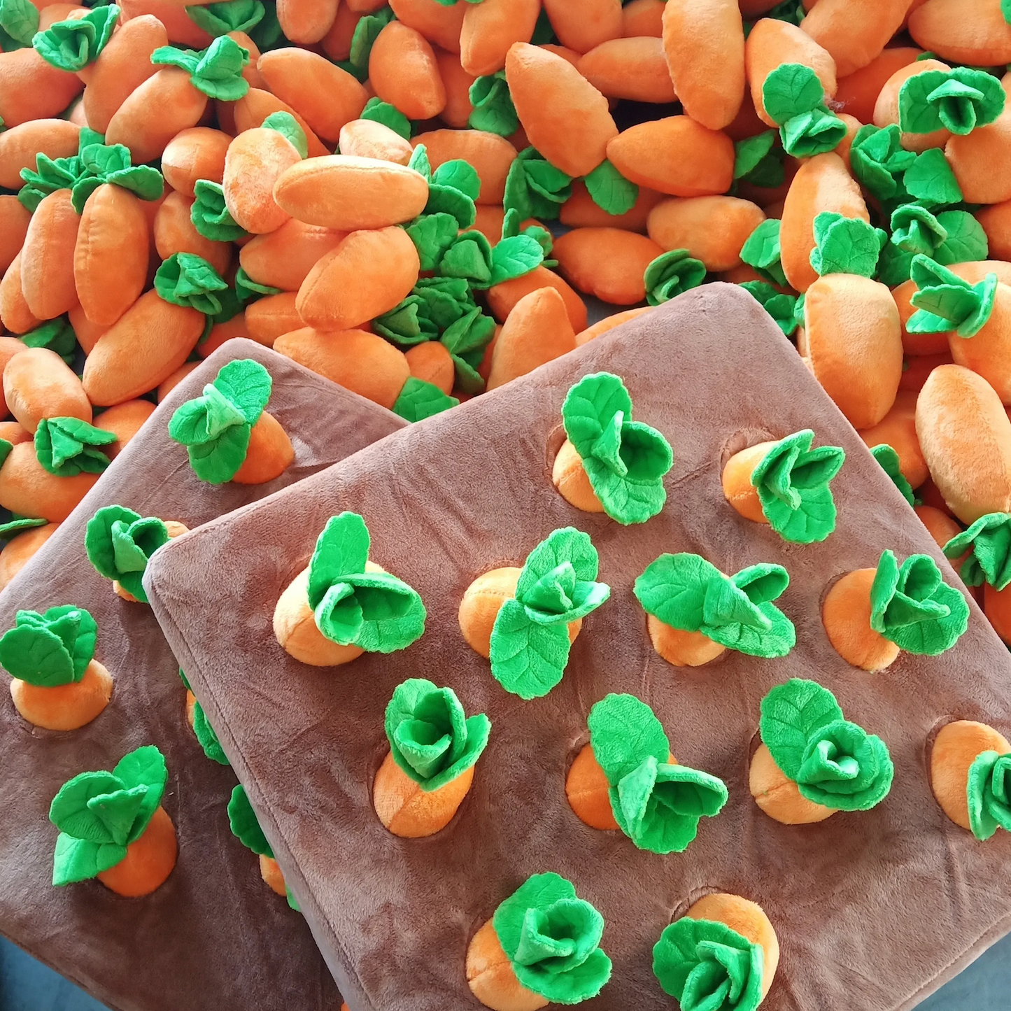 Interactive Carrot Snuffle Mat Enrichment Toy