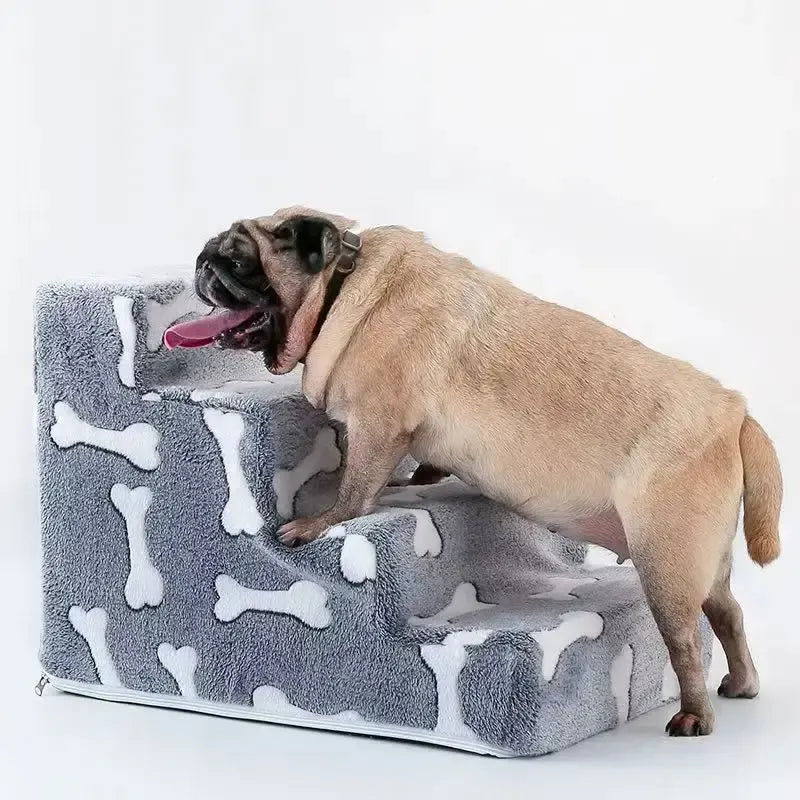 Joint safety stairs for elderly dogs with washable cover