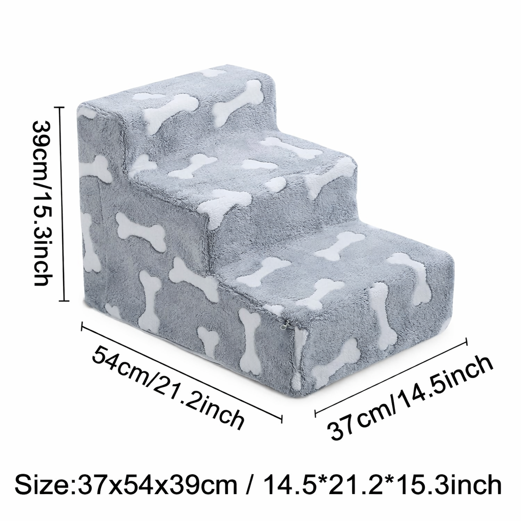 Joint safety stairs for elderly dogs with washable cover