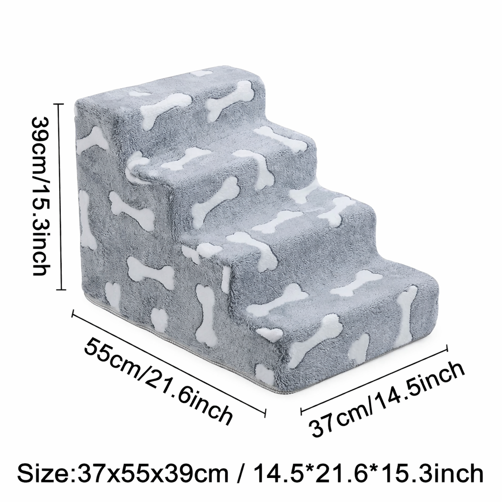 Joint safety stairs for elderly dogs with washable cover
