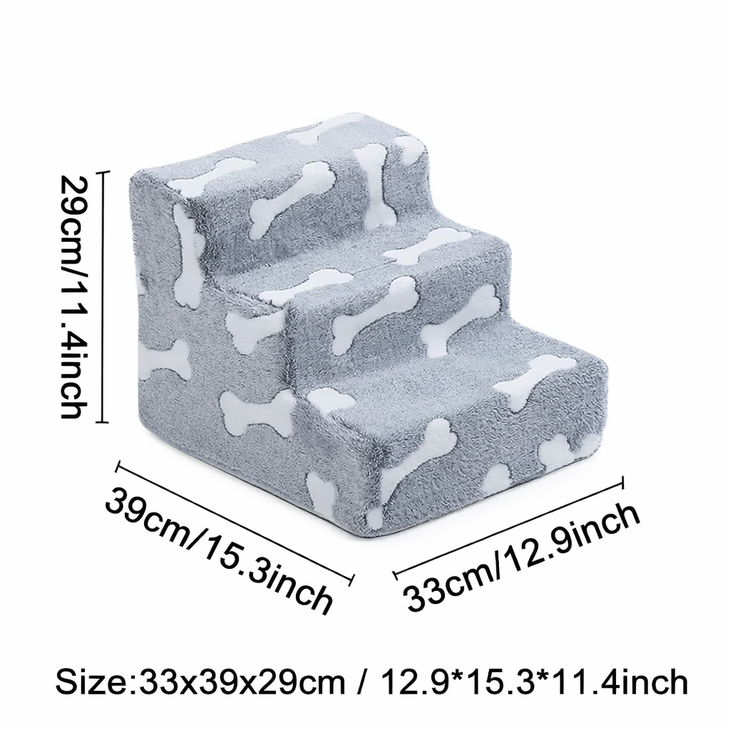 Joint safety stairs for elderly dogs with washable cover
