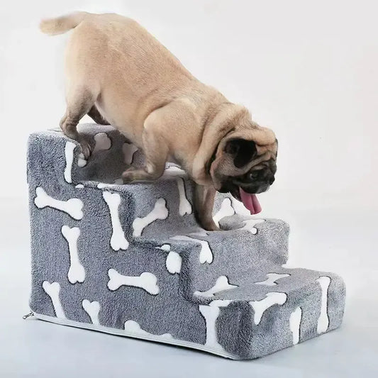 Joint safety stairs for elderly dogs with washable cover