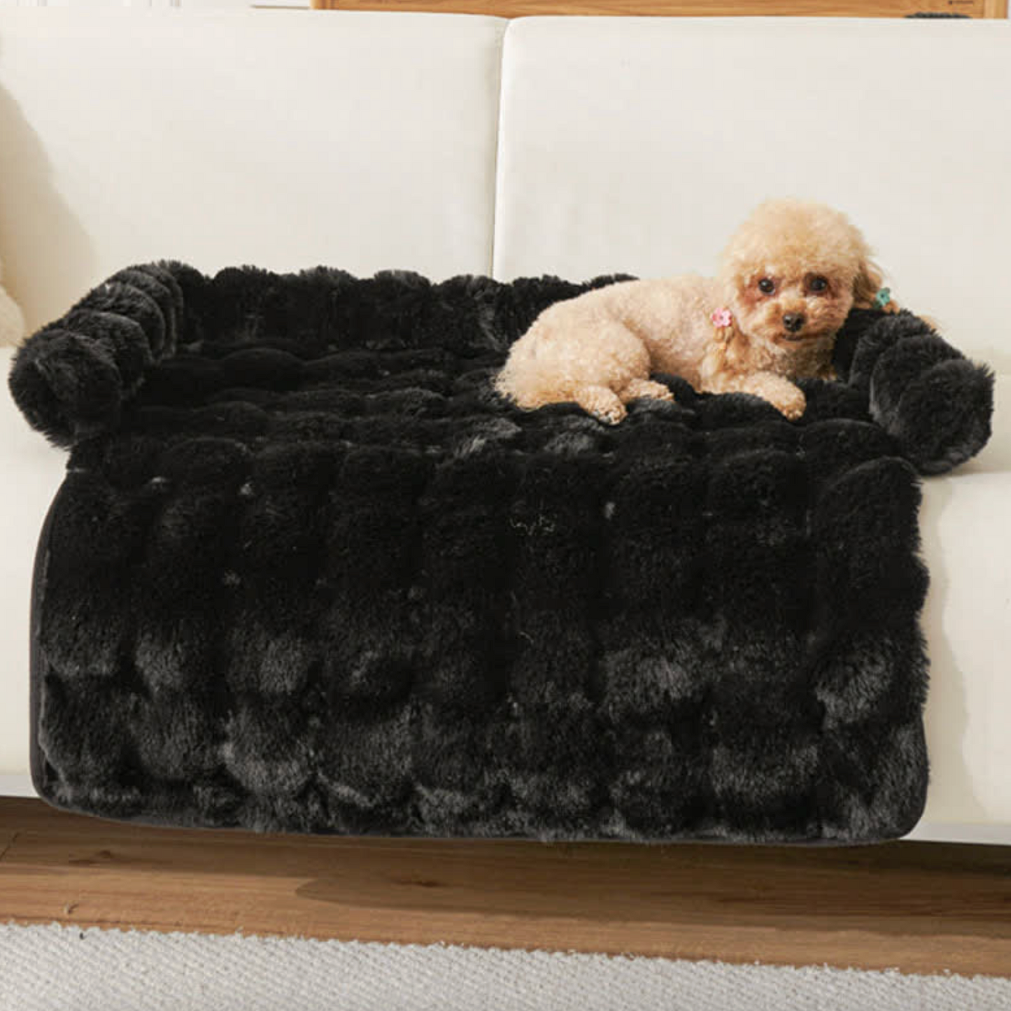 Washable Dog Couch Bed | Waterproof Cover & Anti-Slip Base