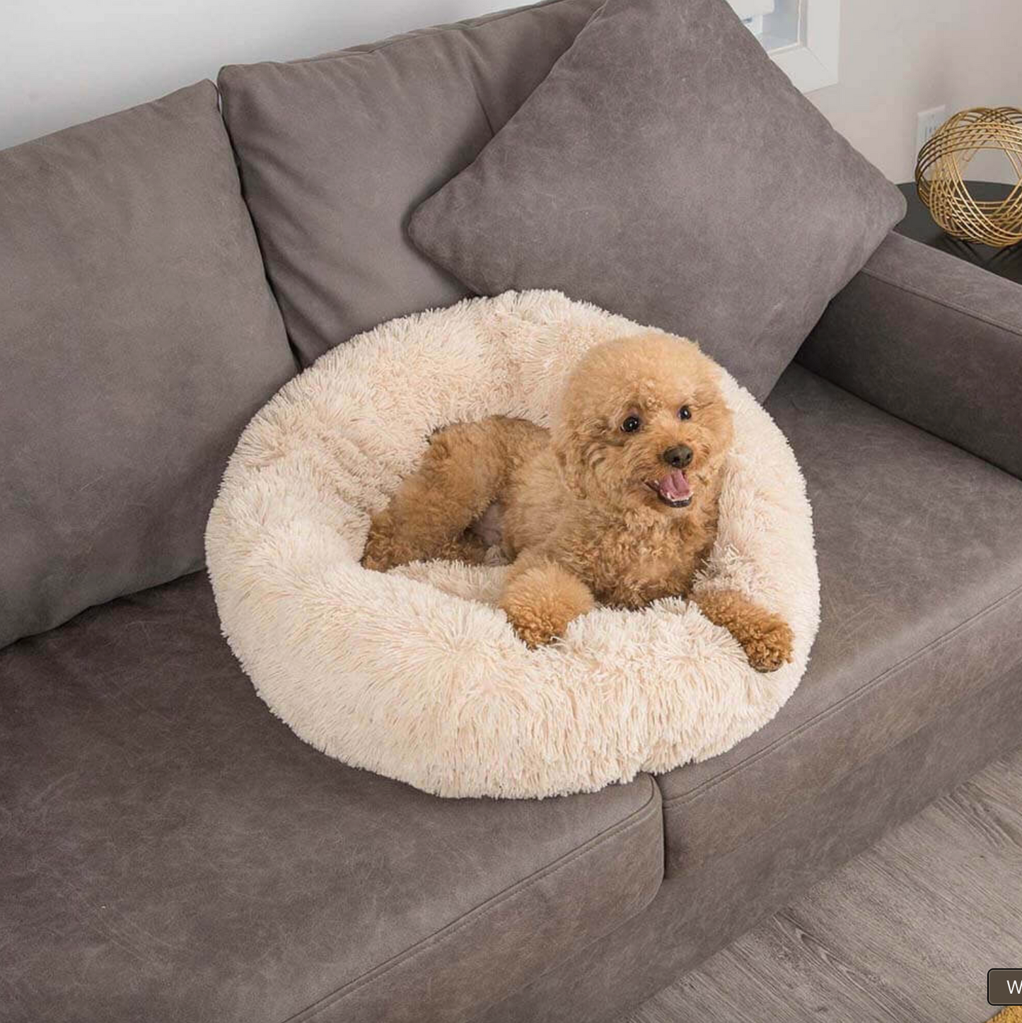 Orthopedic Washable Calming Donut Dog Sofa Bed