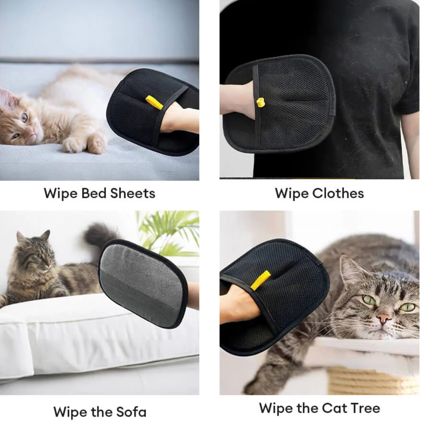 Double-Sided Dog Hair Removal Gloves