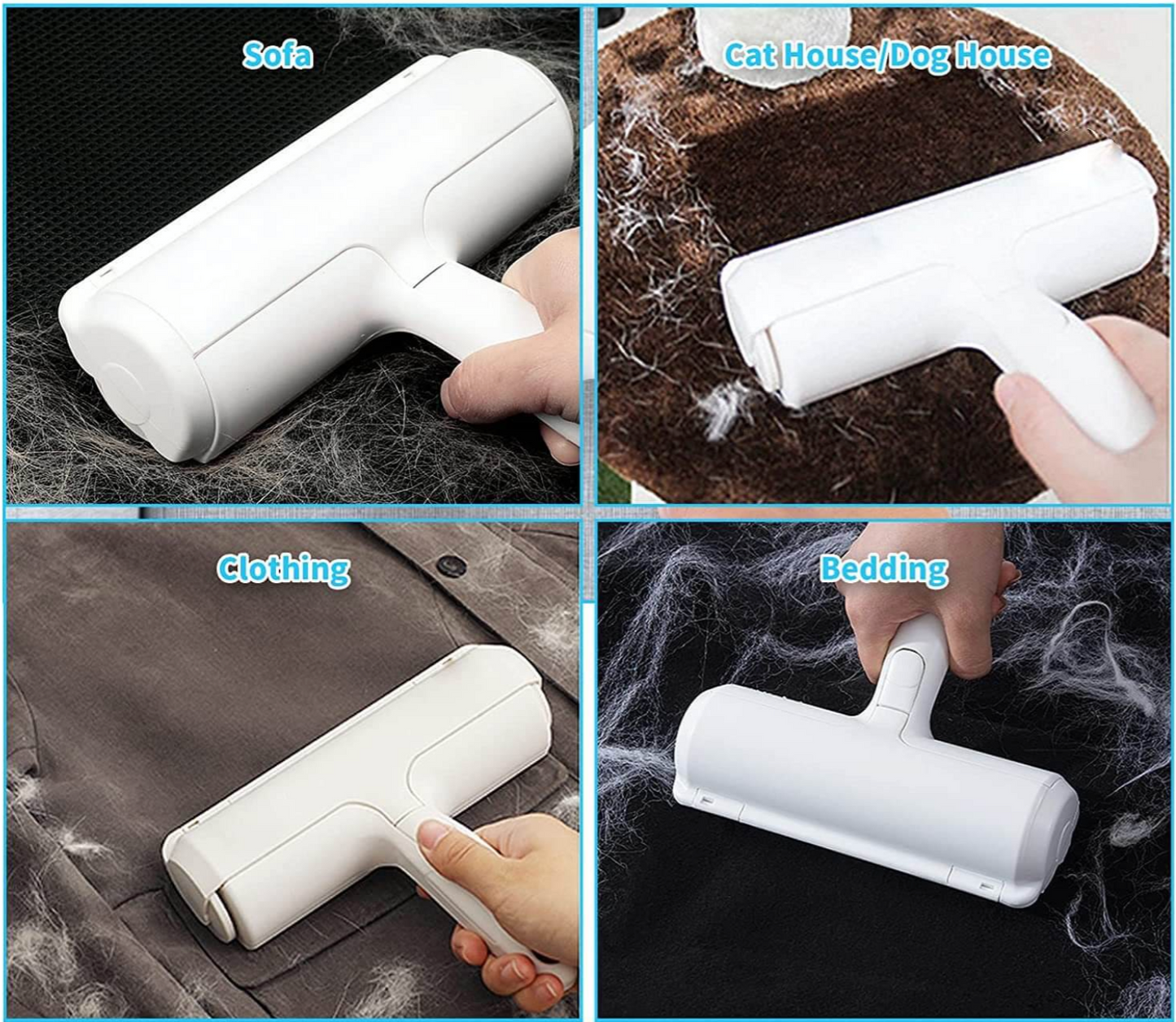 Portable Dog Hair Remover Roller for Furniture