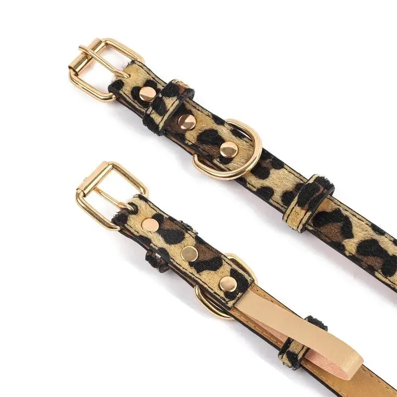 Leopard Printed Dog Collar