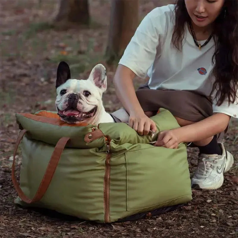 Luxury Dog Car Booster Seat & Bed | Urban Voyager