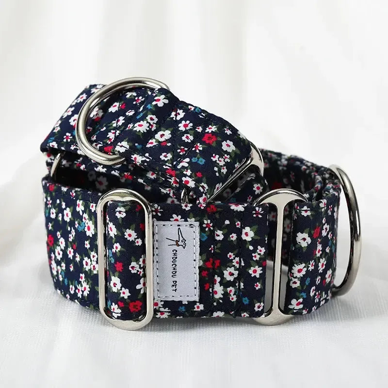 Martingale Dog Collar Cotton | Whippet & Iggy Wide Fit