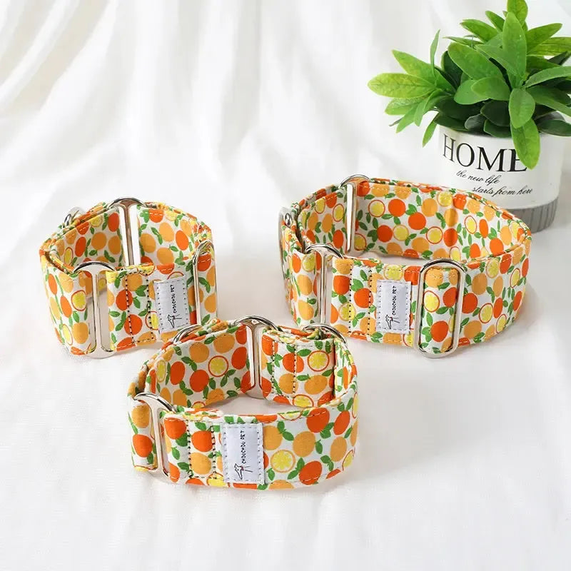 Martingale Dog Collar Cotton | Whippet & Iggy Wide Fit