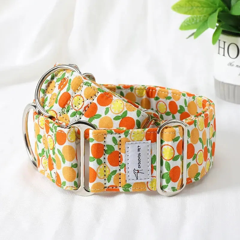 Martingale Dog Collar Cotton | Whippet & Iggy Wide Fit