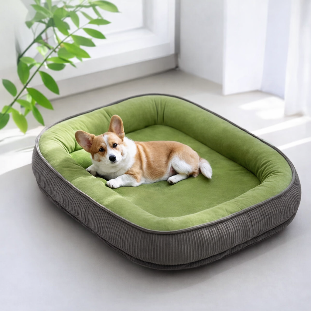 Memory Foam Dog Bed | Durable Scratch-Resistant