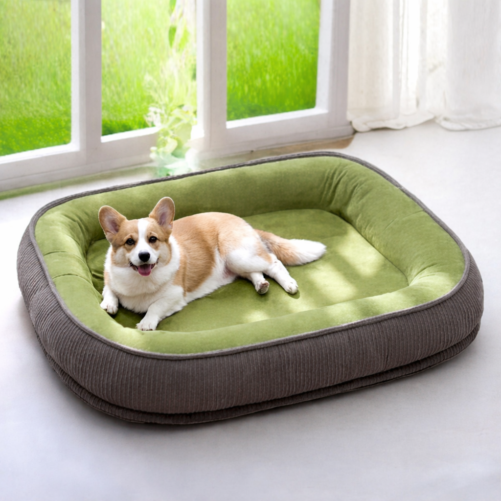 Memory Foam Dog Bed | Durable Scratch-Resistant