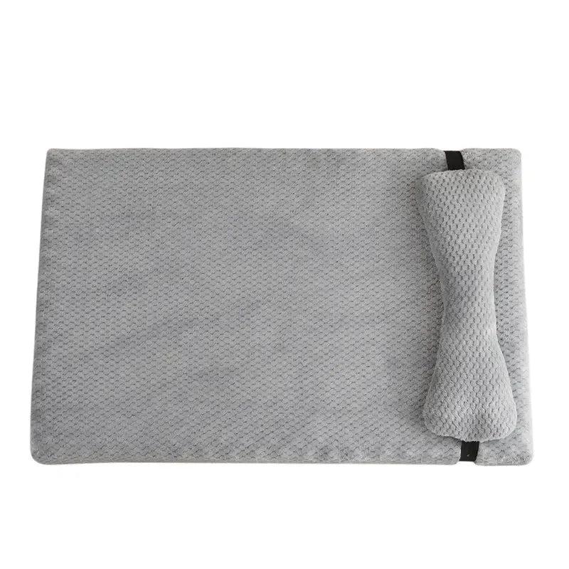 Orthopedic Dog Mat with Pillow | Washable & Waterproof