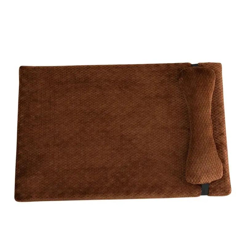 Orthopedic Dog Mat with Pillow | Washable & Waterproof