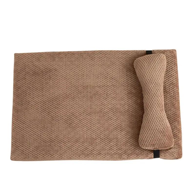 Orthopedic Dog Mat with Pillow | Washable & Waterproof