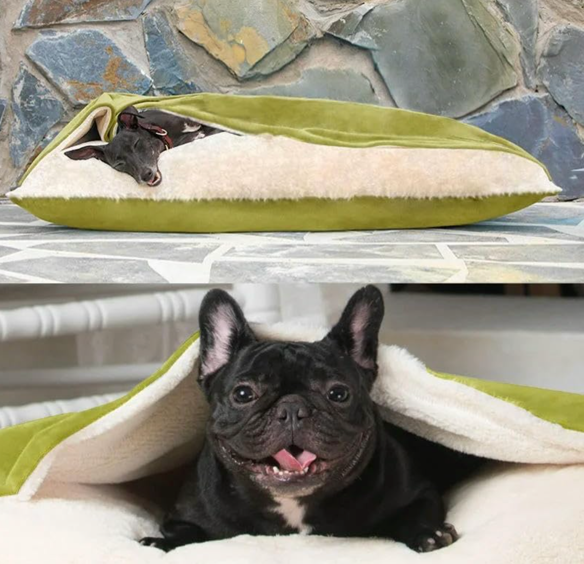 Orthopedic Sleeping Bag Dog Bed | Extremely Soft