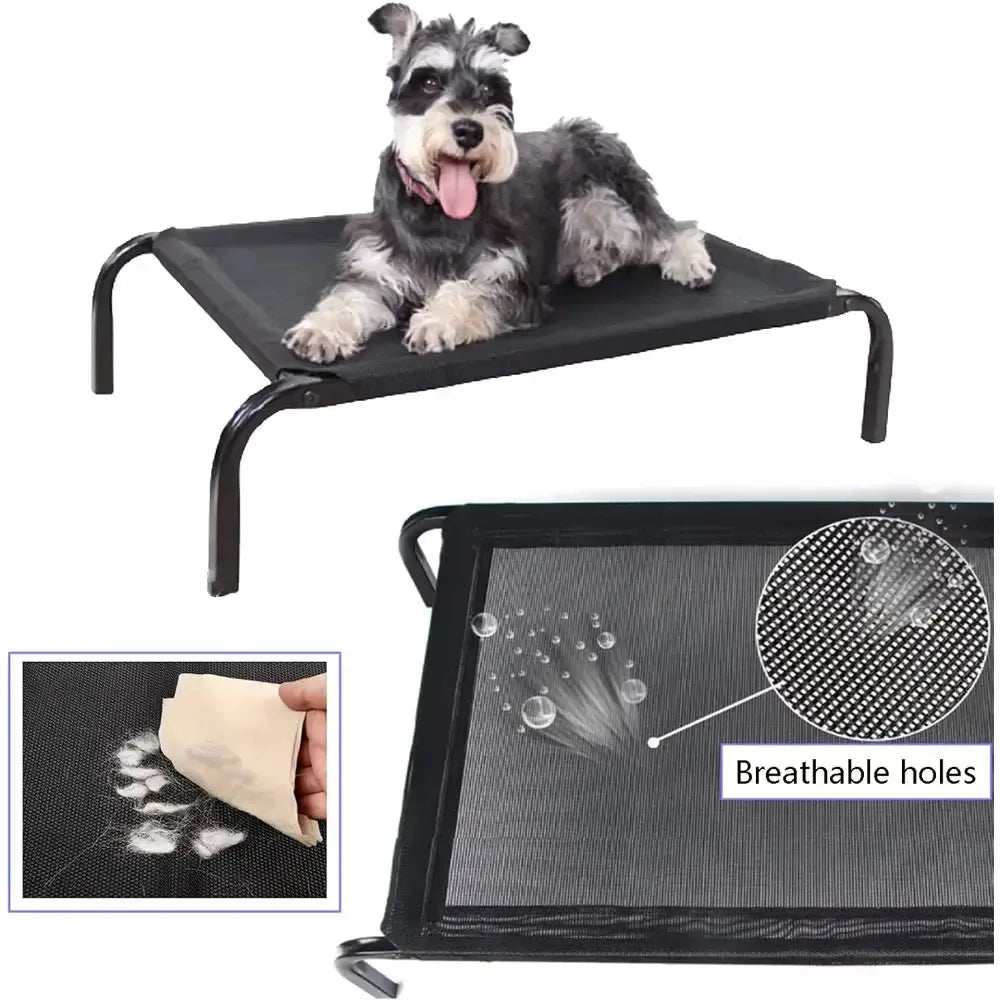 Orthopedic Washable Elevated Waterproof Dog Bed With Mesh Support