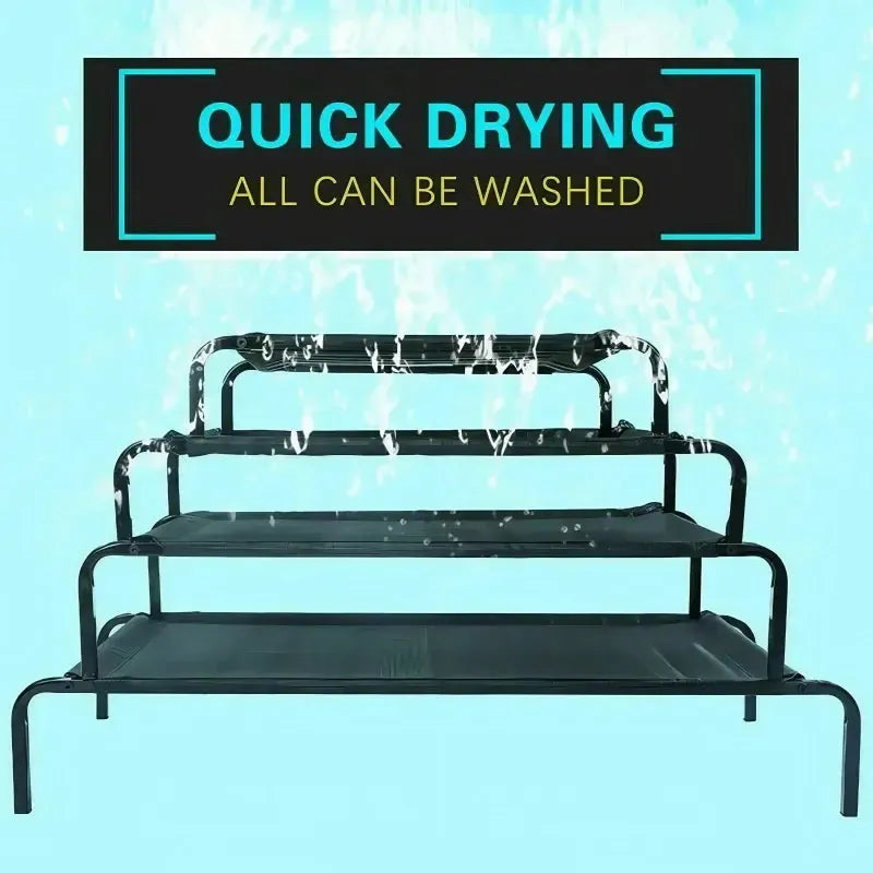 Orthopedic Washable Elevated Waterproof Dog Bed With Mesh Support