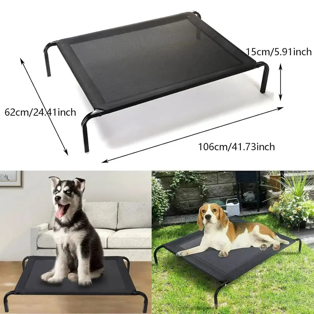 Orthopedic Washable Elevated Waterproof Dog Bed With Mesh Support