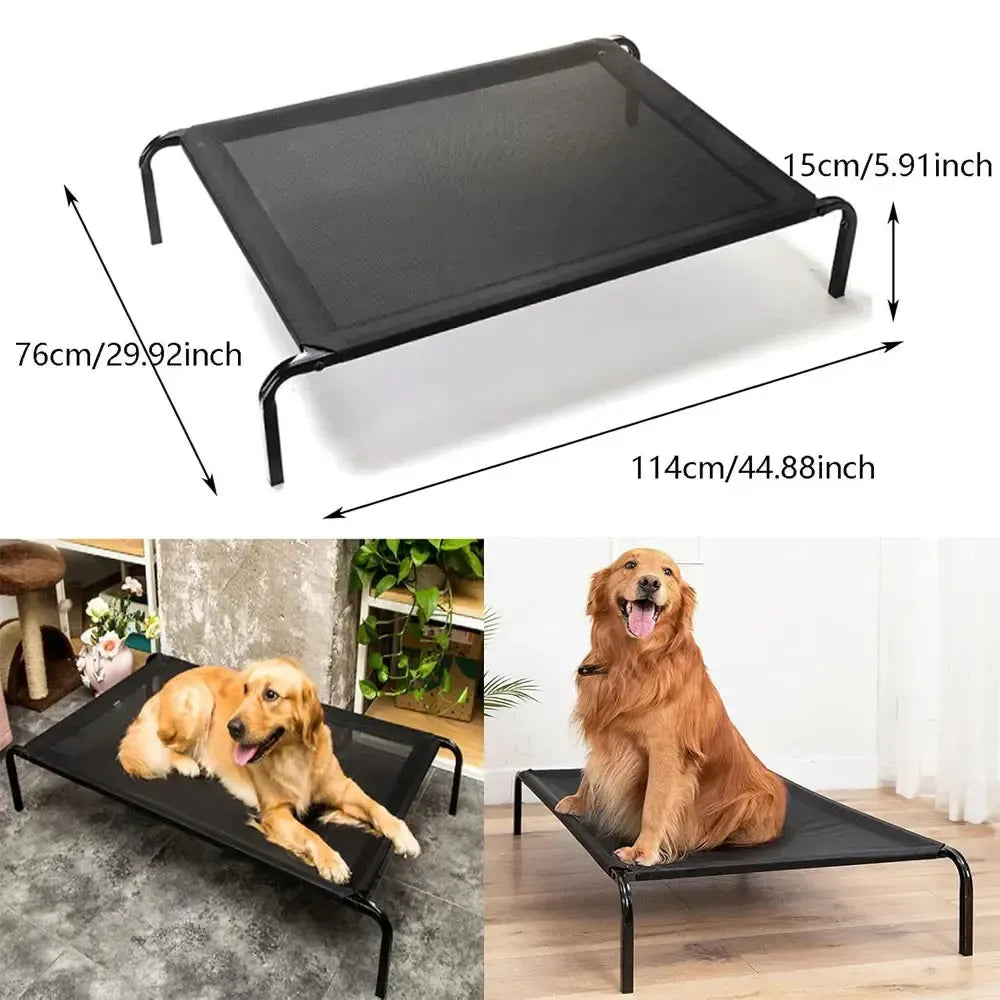 Orthopedic Washable Elevated Waterproof Dog Bed With Mesh Support