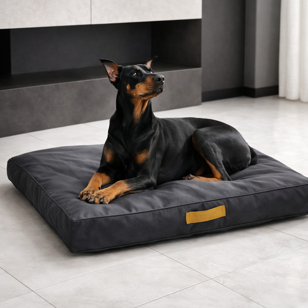 Orthopedic Waterproof Washable Oxford Dog Bed With Handle