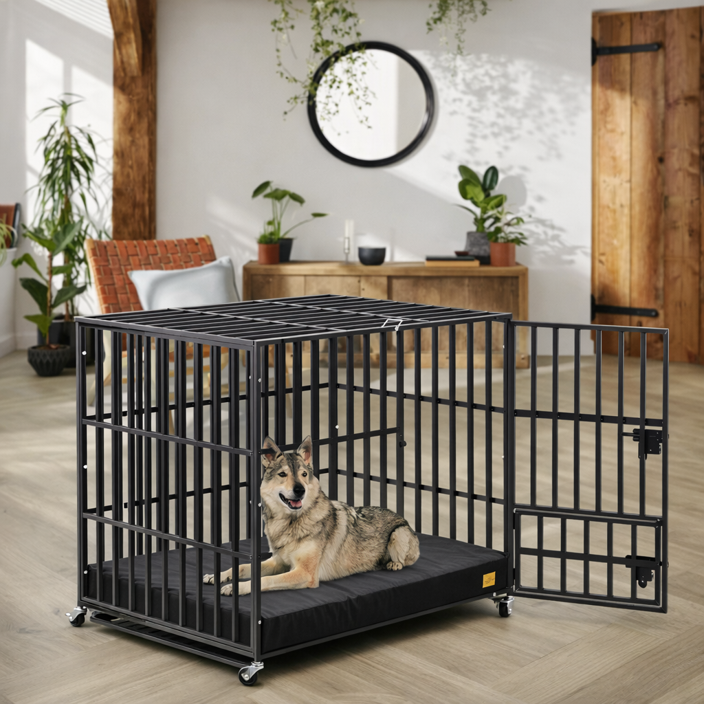 Orthopedic Waterproof Washable Oxford Dog Bed With Handle