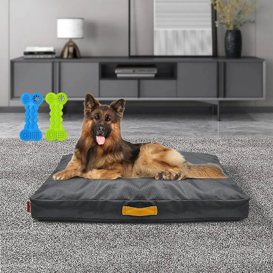 Orthopedic Waterproof Washable Oxford Dog Bed With Handle