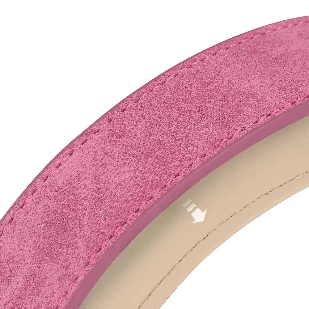 Padded Leather Dog Collar & Leash Stylish Set