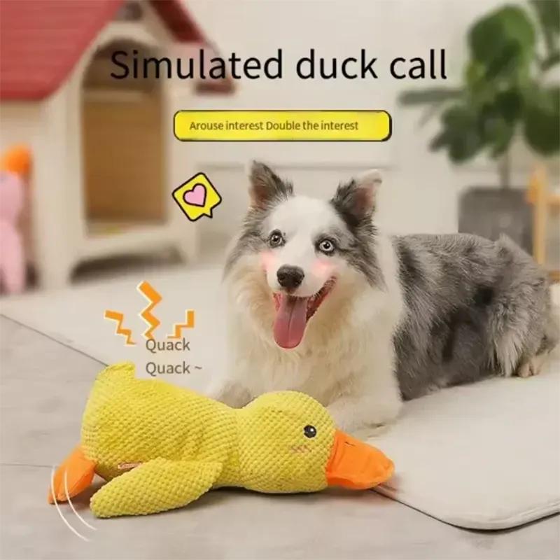 Plush Duck Cuddle Toy for Dogs