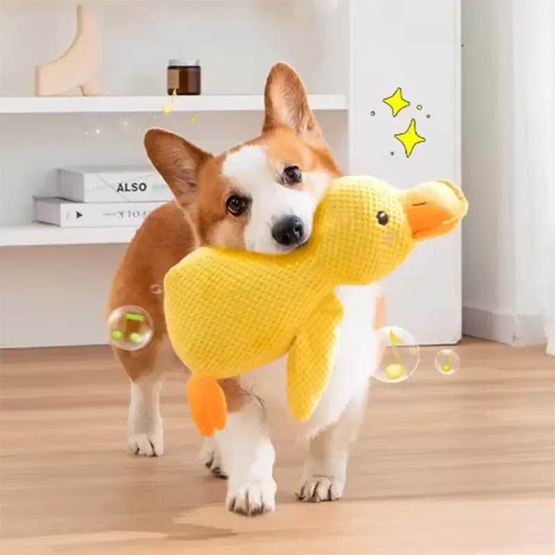 Plush Duck Cuddle Toy for Dogs