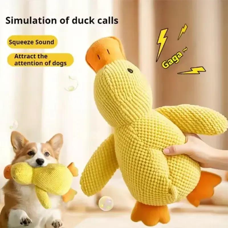 Plush Duck Cuddle Toy for Dogs